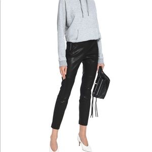 Rag & Bone Marissa Lamb Leather paneled Leggings